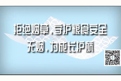 免费看美女被操视频网站拒绝烟草，守护粮食安全